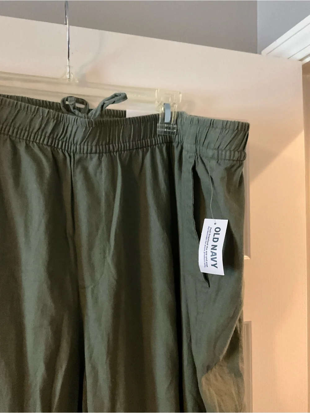 Olive Green woman’s high rise pants